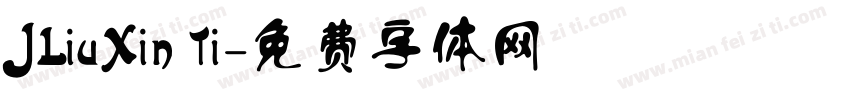 JLiuXin Ti字体转换